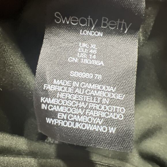 Sweaty Betty All Day Women Athletic Leggings 7/8 Length Stretch Green Size XL - Picture 10 of 14